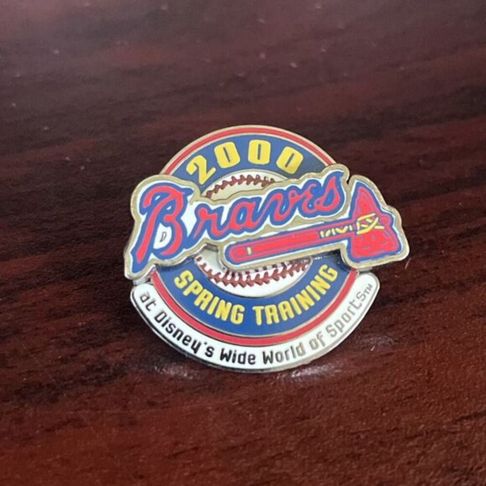 2000 Atlanta Braves Spring Training Disney's Wide World Of Sports Lapel Hat Pin